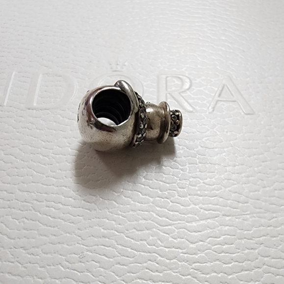 Pandora Snowman Charm with Clear Zirconia - Picture 6 of 6